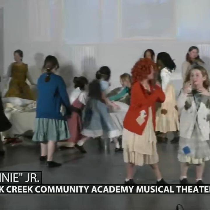 'Annie' Jr. performs 'It's a Hard Knock Life' for Keith Kaiser
